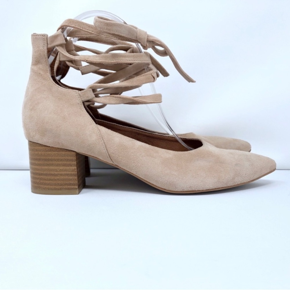 Jeffrey Campbell Blush Nude Pointy Heels 9